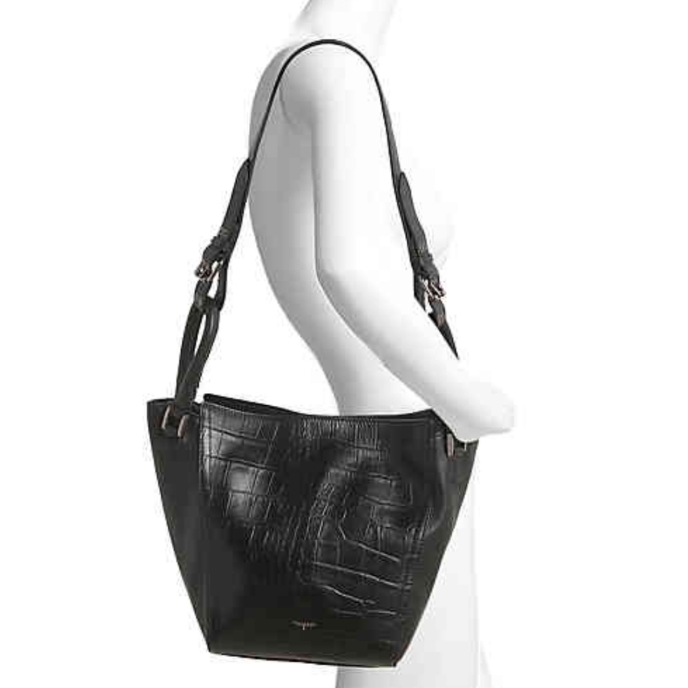 TAHARI JORDAN LEATHER CONVERTIBLE TOTE 'NEW'